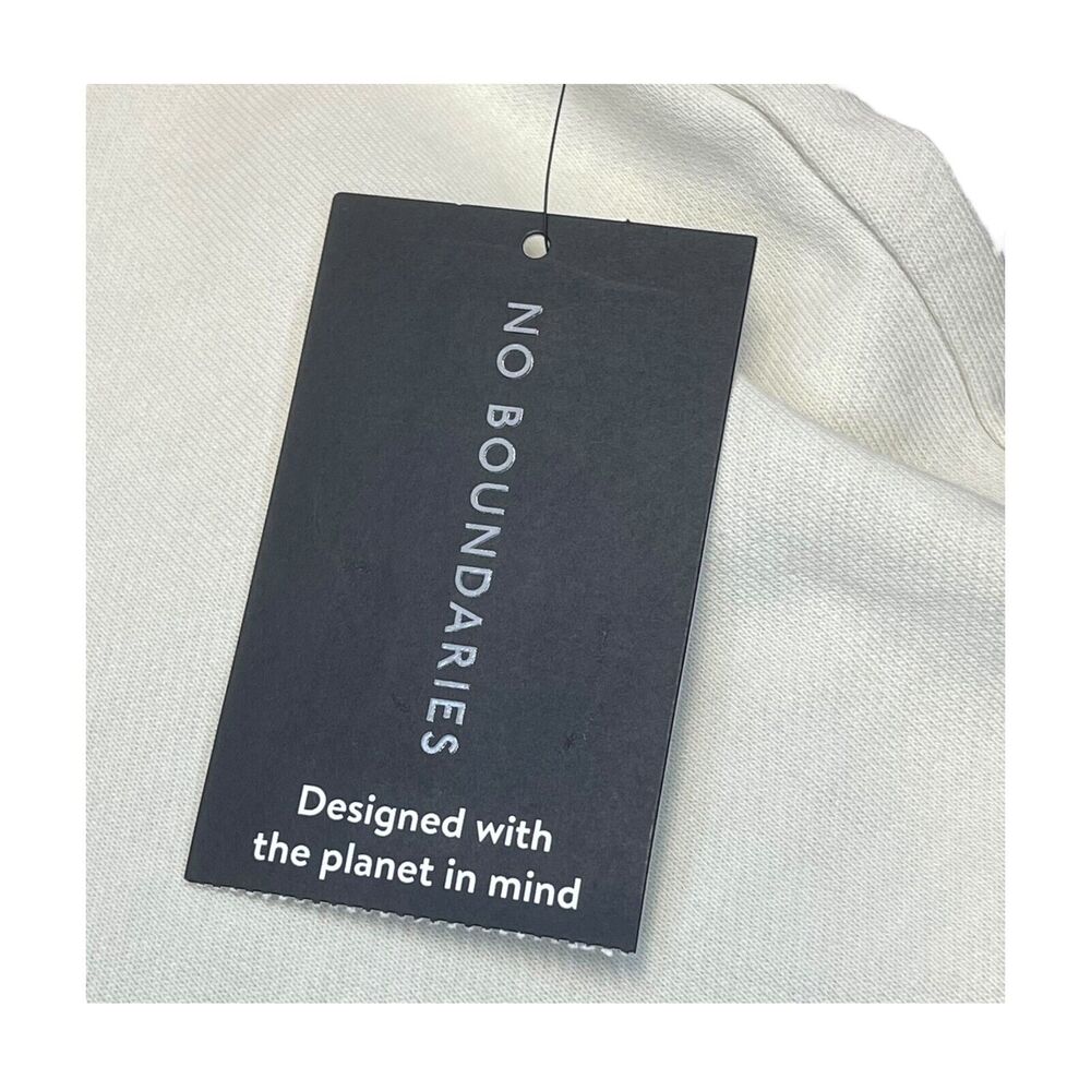 No Boundaries Polo Shirt Men's L (42-44) Light Birch Oversized Fit Short Sleeve - Picture 7 of 9